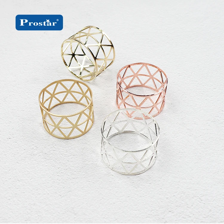 2024 New popular simple metal cheap napkin ring