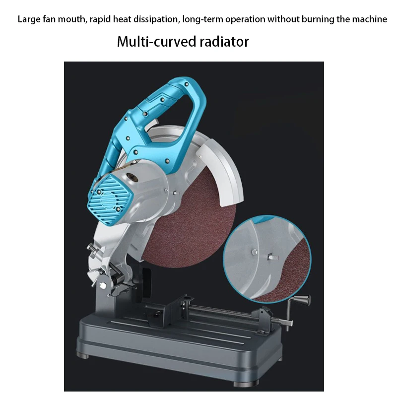Daen Electric 355mm wood Metal Cutting Machine Cut Off Saw Chop Saw circular saw Cut-off Machine