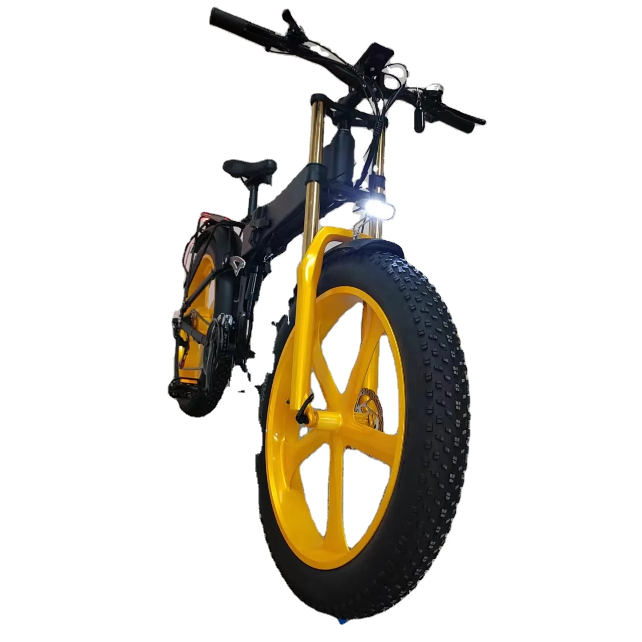 Ebike 1000w 12.8/14/17.5/21ah48v Korea battery 21speed full suspension hydraulic brake55kmh folding 26 Fat tire electric bicycle