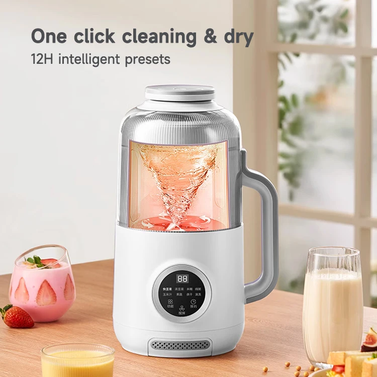 Stainless Steel Blade Breaking Machine Mini Soy Nut Cashew Milk Juice Soup Maker