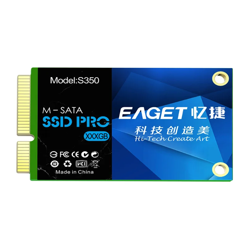EAGET S350 M SATA SSD Disk Internal Solid State Drives Shockproof HDD for Ultrabook Laptop PC ssd 128GB-1TB
