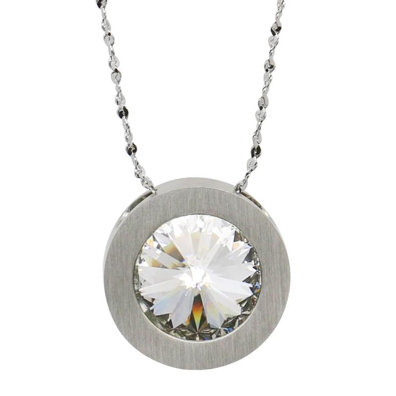 D030 ion balance crystal fashion power tourmaline germanium jewelry necklace women