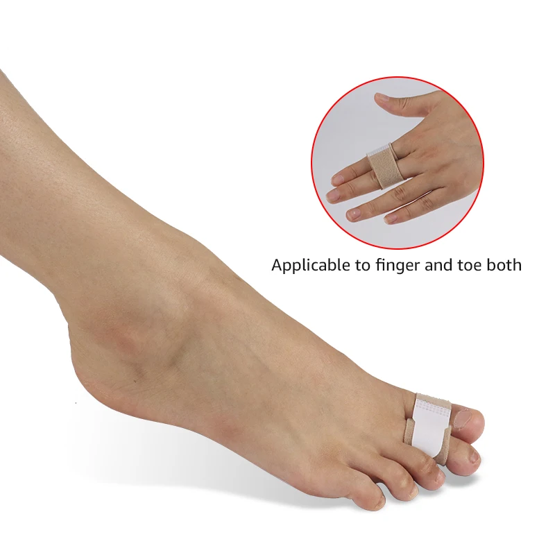 Nylon Fabric Toe Separator Finger Protector Silicon Gel Tube Toe Sleeve Toe Corn Protector
