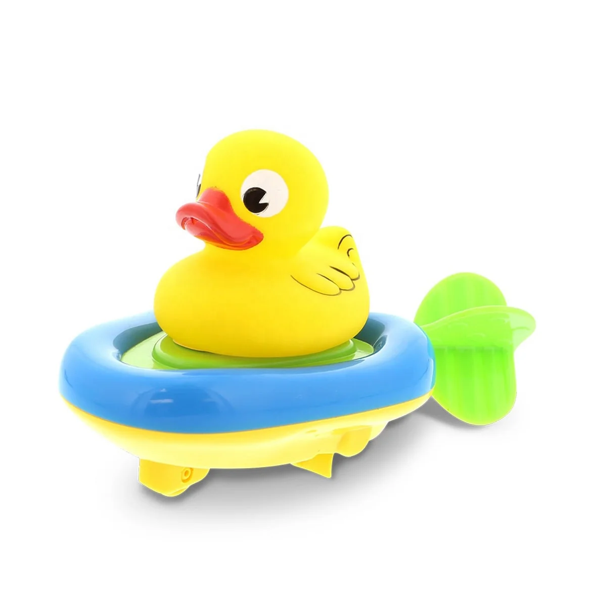 Child Bath Buddy Toddler Animal Duck Infant Bathtub Toy Baby Bathroom Time Shower Pull String Boat Racer Finger Puppet Bath Toy