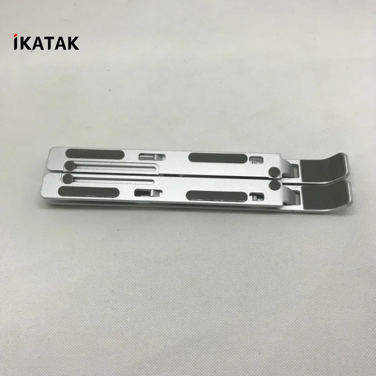 
IKATAK Adjustable Eye-Level Ergonomic Design Aluminum Portable Foldable Laptop Stand 