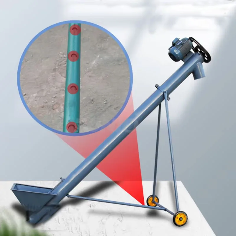 Высокая эффективность горячая Распродажа винтовой конвейер шнековый подъемный питающий