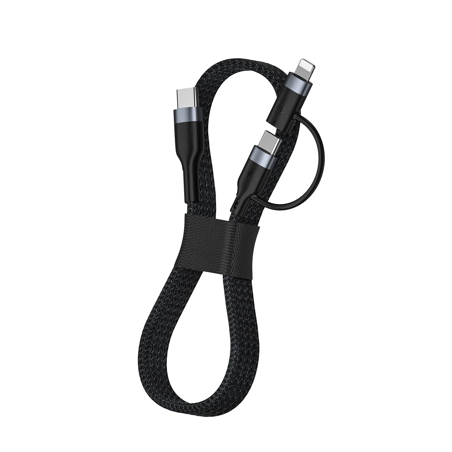  PD 20 Вт Магнитный зарядный кабель 2 в 1 Type-C Быстрая зарядка ios 8pin и type c