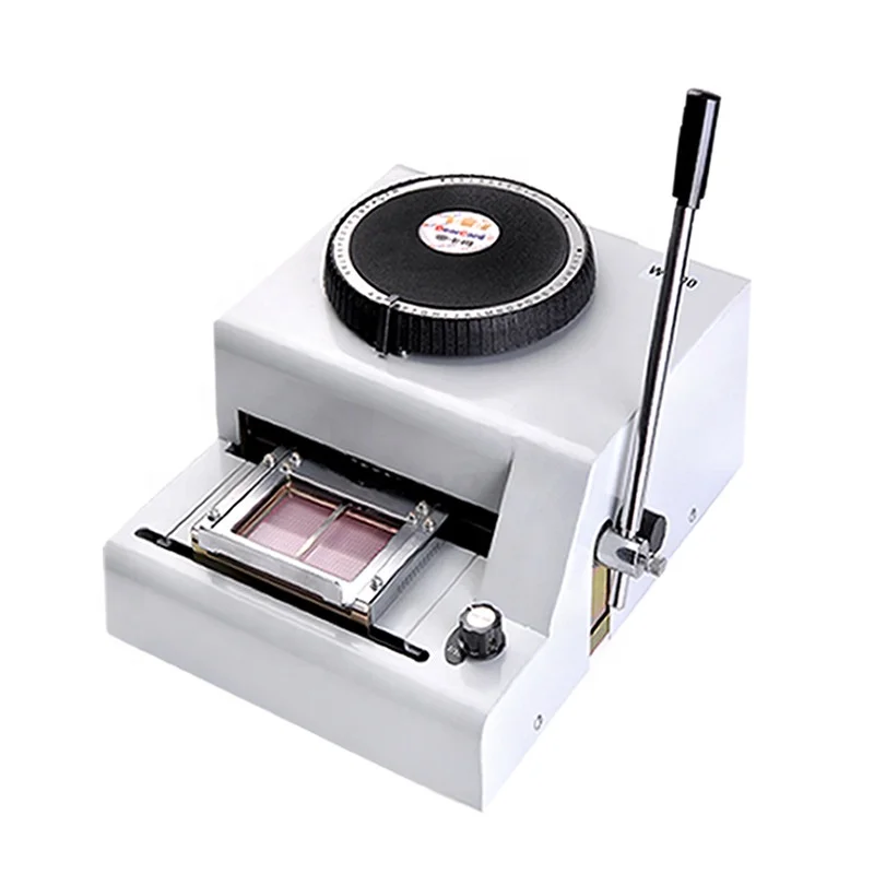 72 characters letter manual embosser credit card PVC card embossing machine