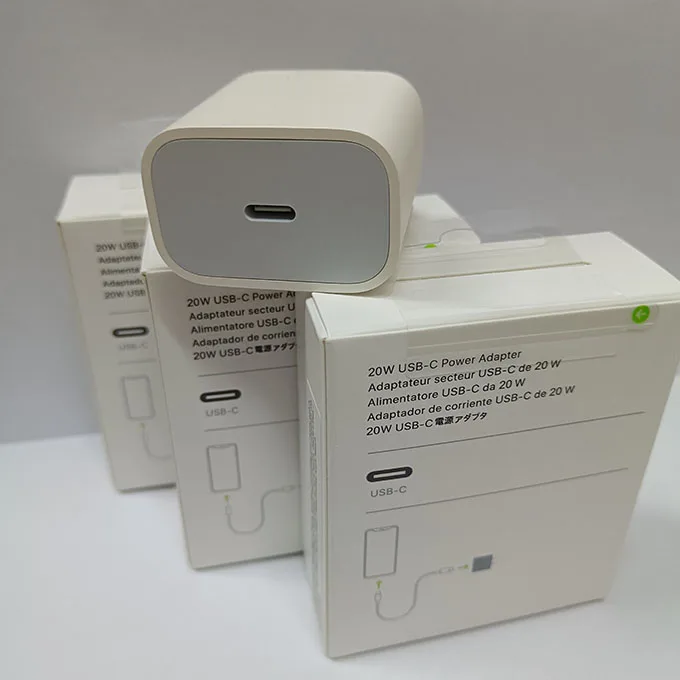 Top sale 20W PD USB-C Power Adapter for iPad US Type C charger plug for iPhone 14 13 12 Pro Max XS XR fast charging phone block