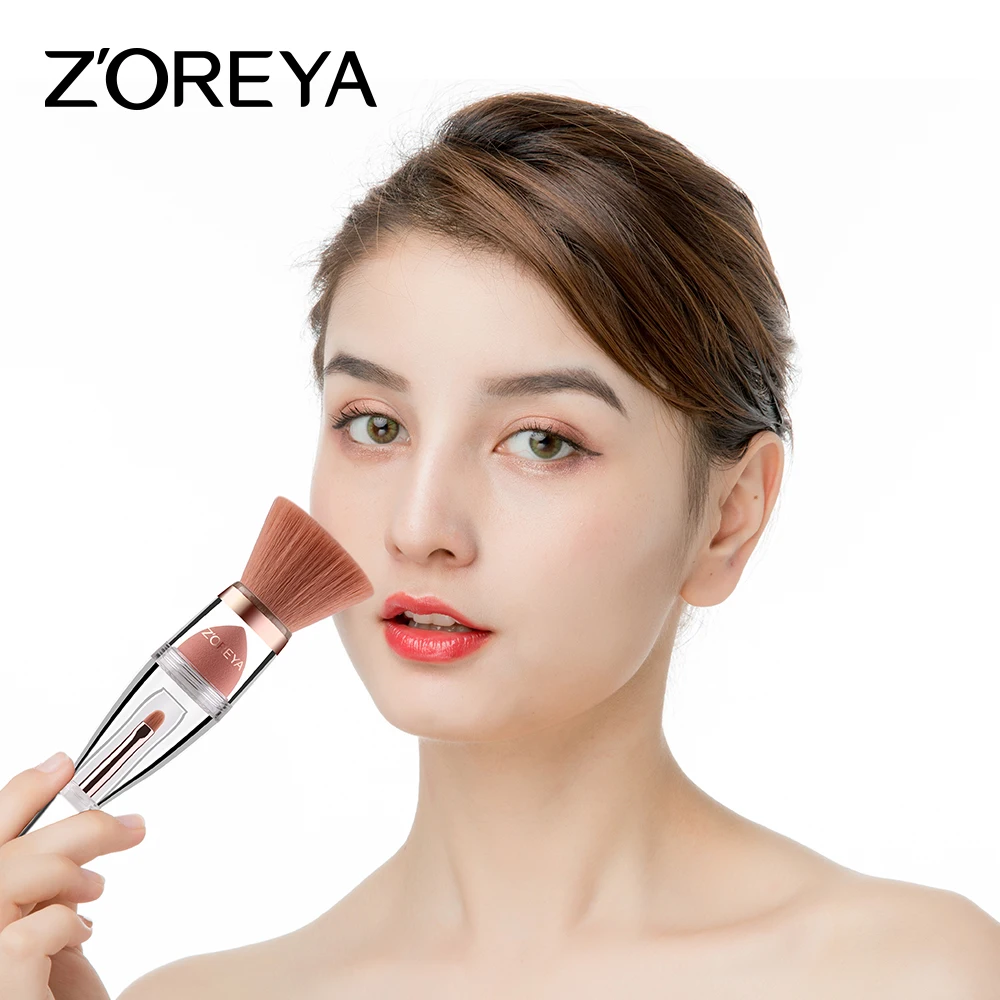 ZOREYA 3 в 1 уникальная Кисть для макияжа/небольшой минимальный заказ Oem запатентованные кисти