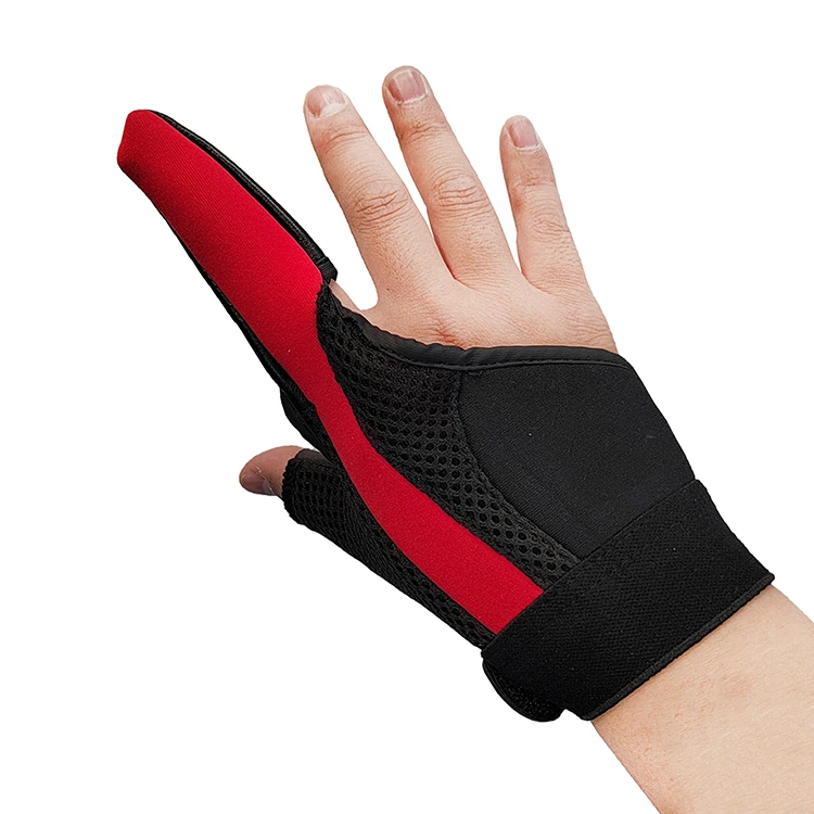 Anti-Slip Fishing Glove Finger Protector Heavy-Duty Thumb + Index Finger Casting Glove for Fishing