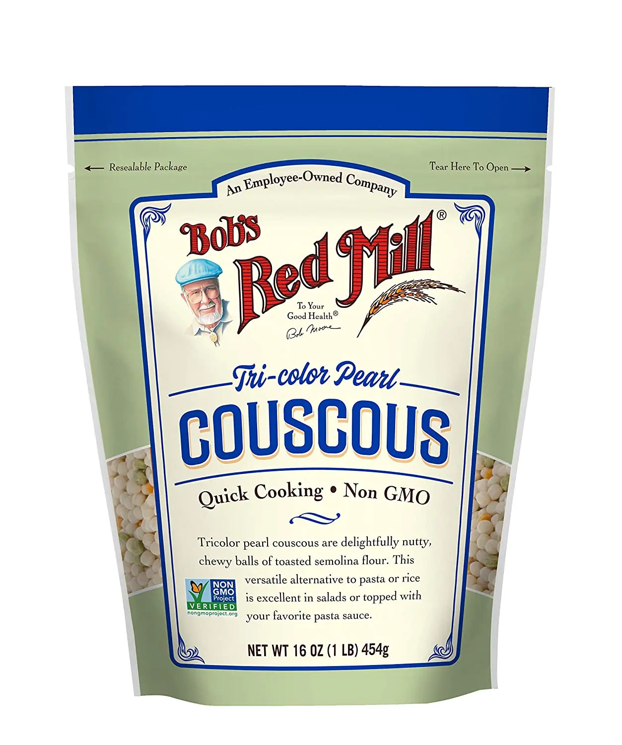
Traditional Couscous Clear Window Bag good-grade plastic film 