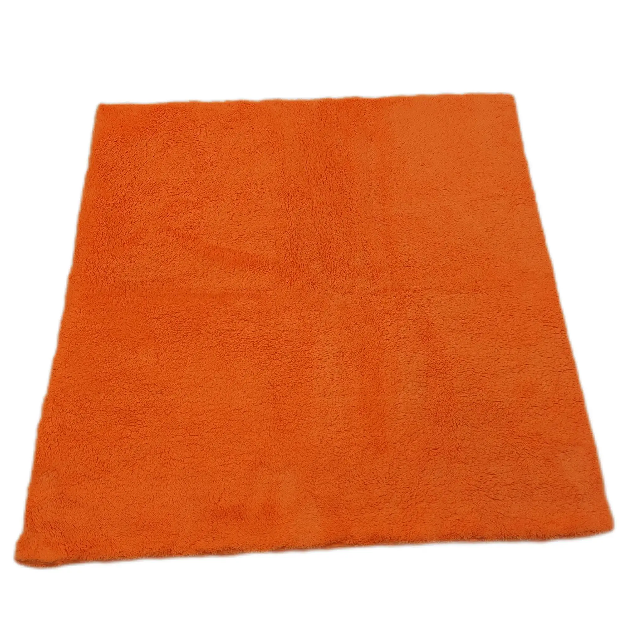 80/20 edgeless microfiber plush towel 500GSM  super soft car wash microfiber cloth for auto detailing