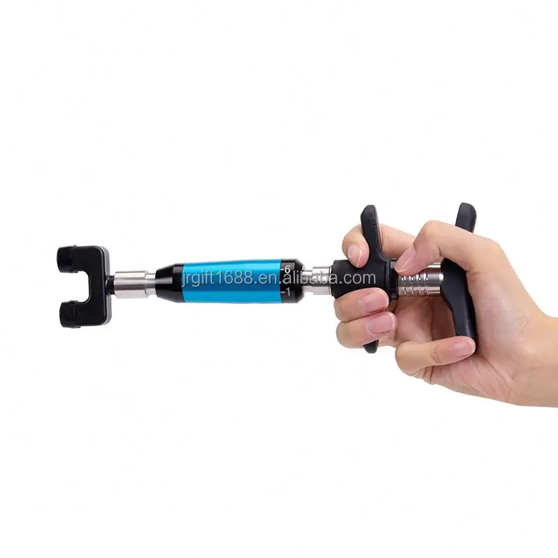 New Chiropractic Adjusting Tools Spine Correction Gun 4 Heads Adjustable Intensity Therapy Spinal Massage Machine