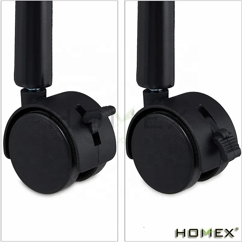 Bamboo 84 x 83 x 37 cm Kitchen Trolley Black/Light Brown Kitchen Cart with Wheel Kitchen Islands & Carts