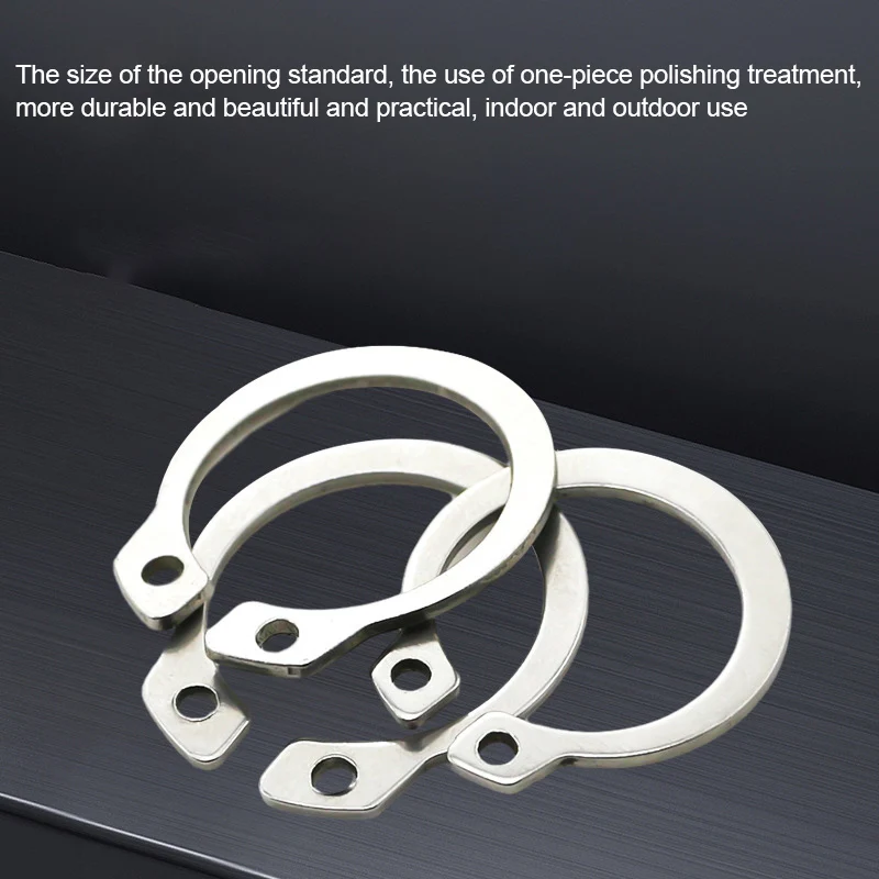 304 Stainless Steel External Retaining Washer Circlips Sack Retaining Snap Ring Split Washer