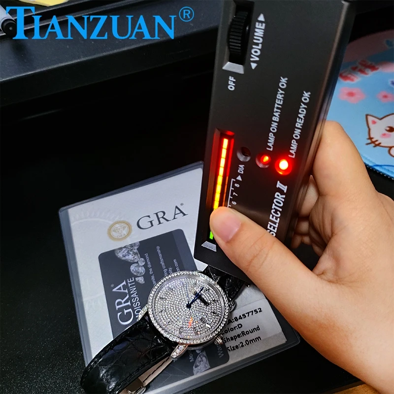 Full Moissanite Wrist Watch for Men Luxury Watch For Men mechanical Wristwatch Hip Hop Iced Out Moissanite Men Jewelry Watch