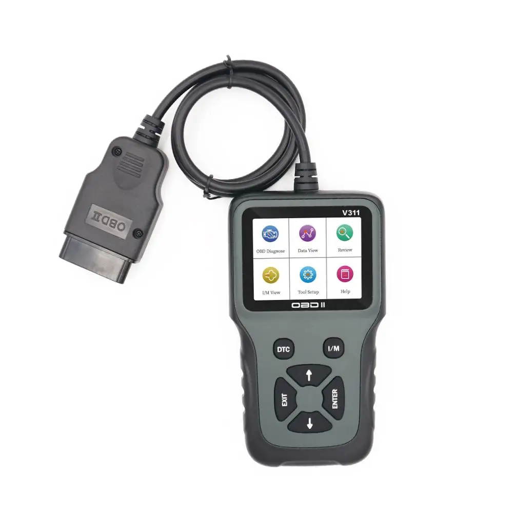 Automobile fault diagnosis instrument Engine detection reading card Handheld automobile detection tool obd2