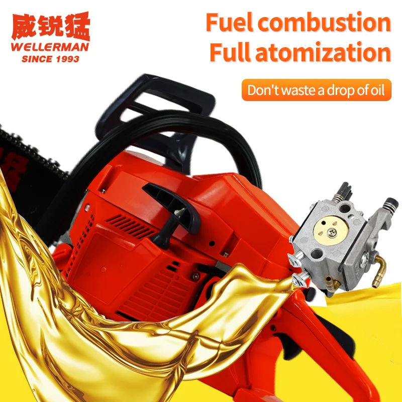 YS-5200 2 Stroke Chain Saw 52cc Engine Gasoline Chainsaw 5200 Motosega