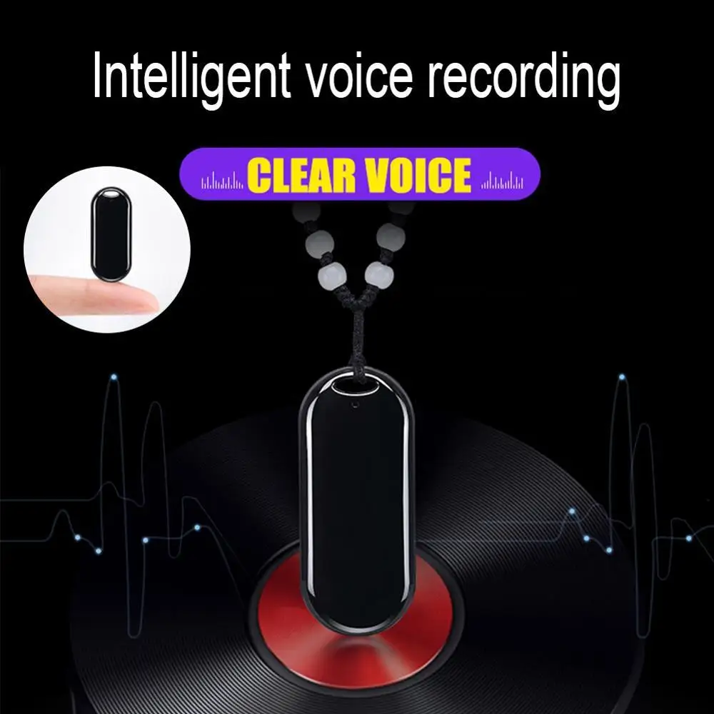 8GB Hidden Pendant Mini Digital Voice Recorder Sound Audio Recording Pen Professional MP3 Player Voice Activated Dictaphone