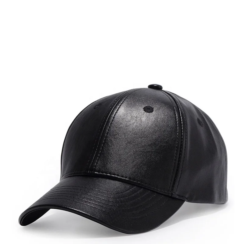 Бейсболка в европейском и американском стиле для мужчин и женщин, черно-белая кепка из искусственной кожи, крутая