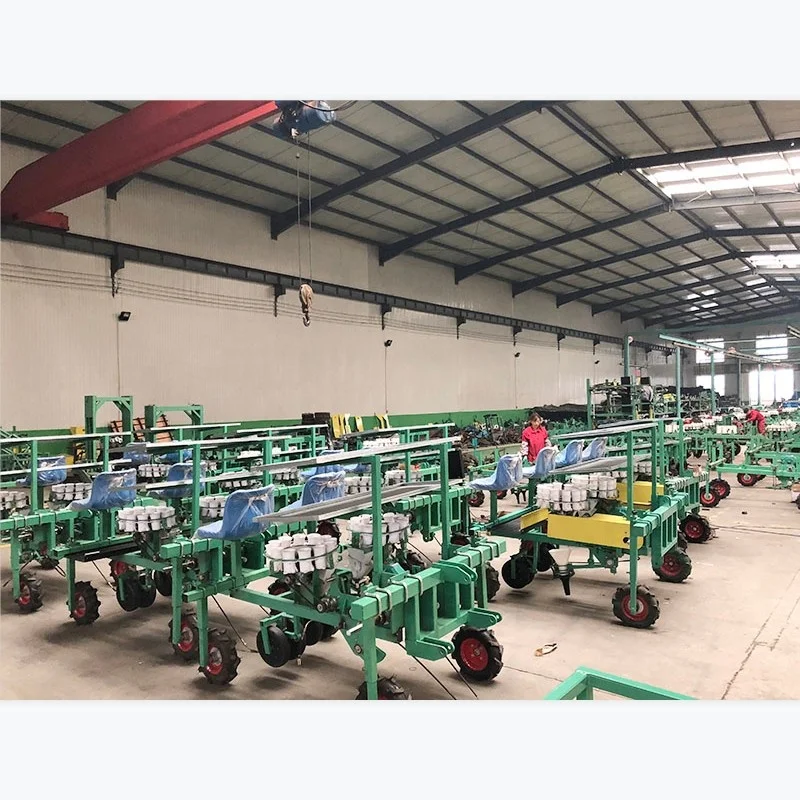 goods in stock three rows  double row chilli baby Chinese cabbage broccoli seedlings transplanting machine seedling transplanter
