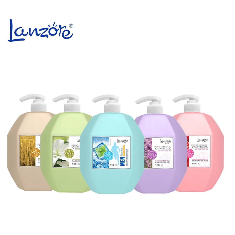 
2020 natural essence pears shower gel 1000 ml men women shower gel set 