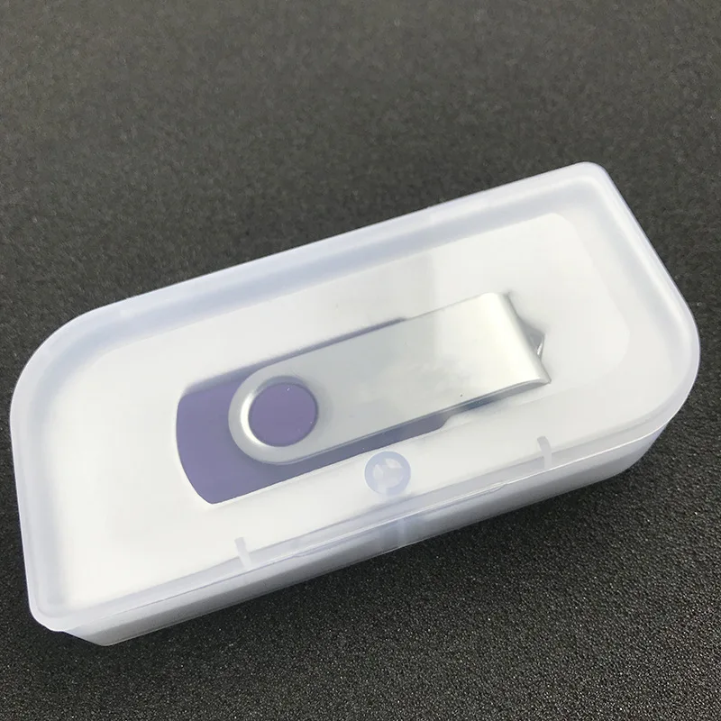 Корпорация Подарочные Подарки добавьте ваш логотип на заказ USB3.0 с прозрачным пластиковым корпусом вращающийся USB-накопитель