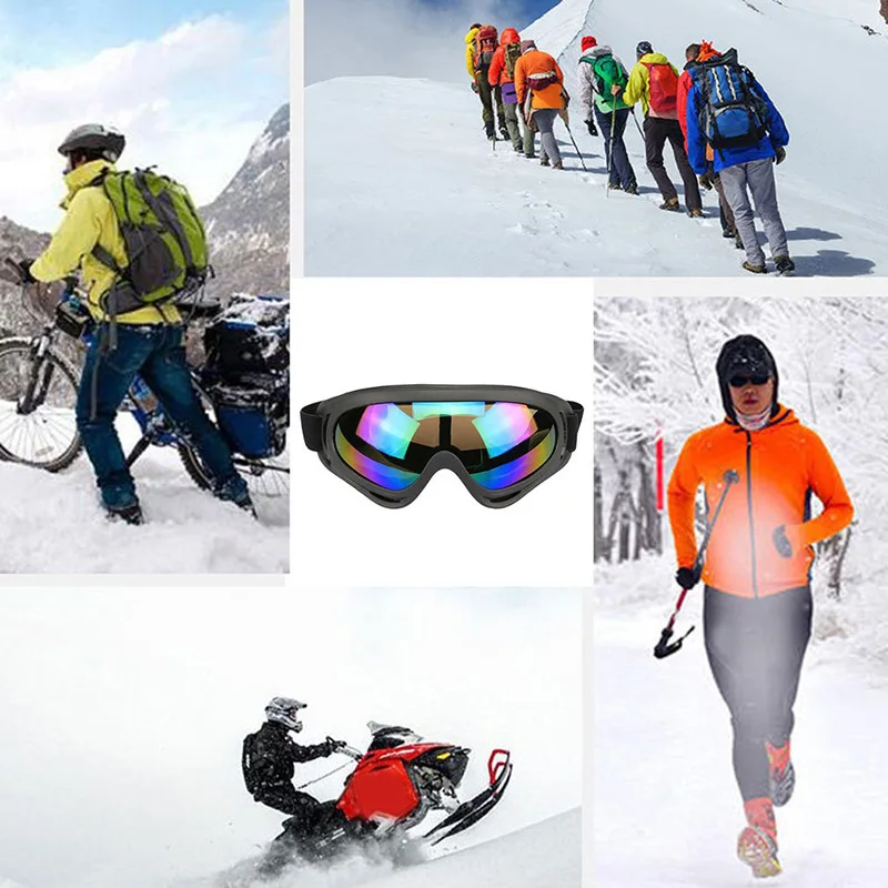 Outdoor Sports Ski Snowboard Glasses Skate Night Version Dirt Bike Helmet Cycling Windproof Dust Proof Glasses