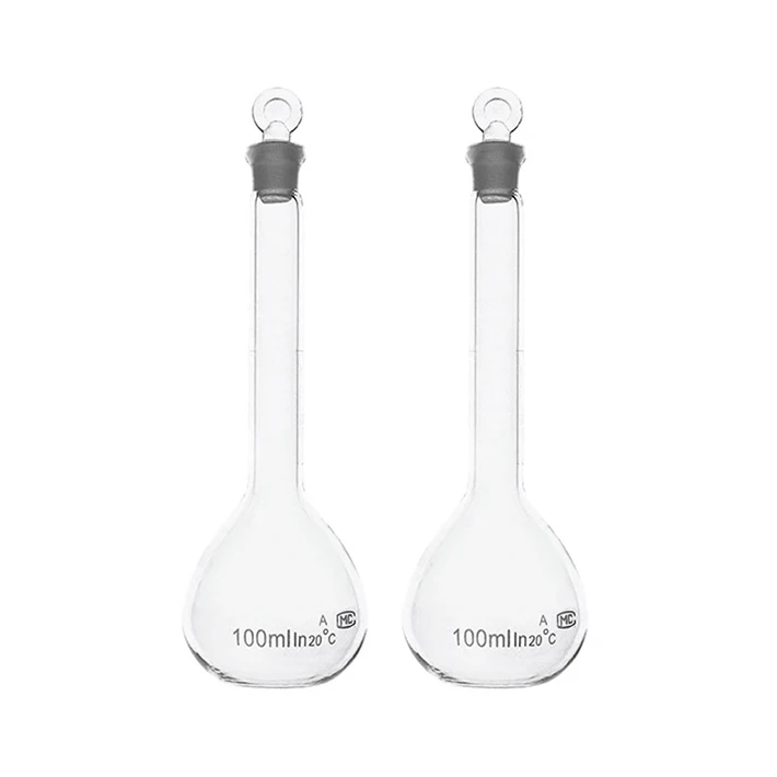 Лабораторная стеклянная посуда выпускной химикат 5 мл 25 100 250 500 мерная