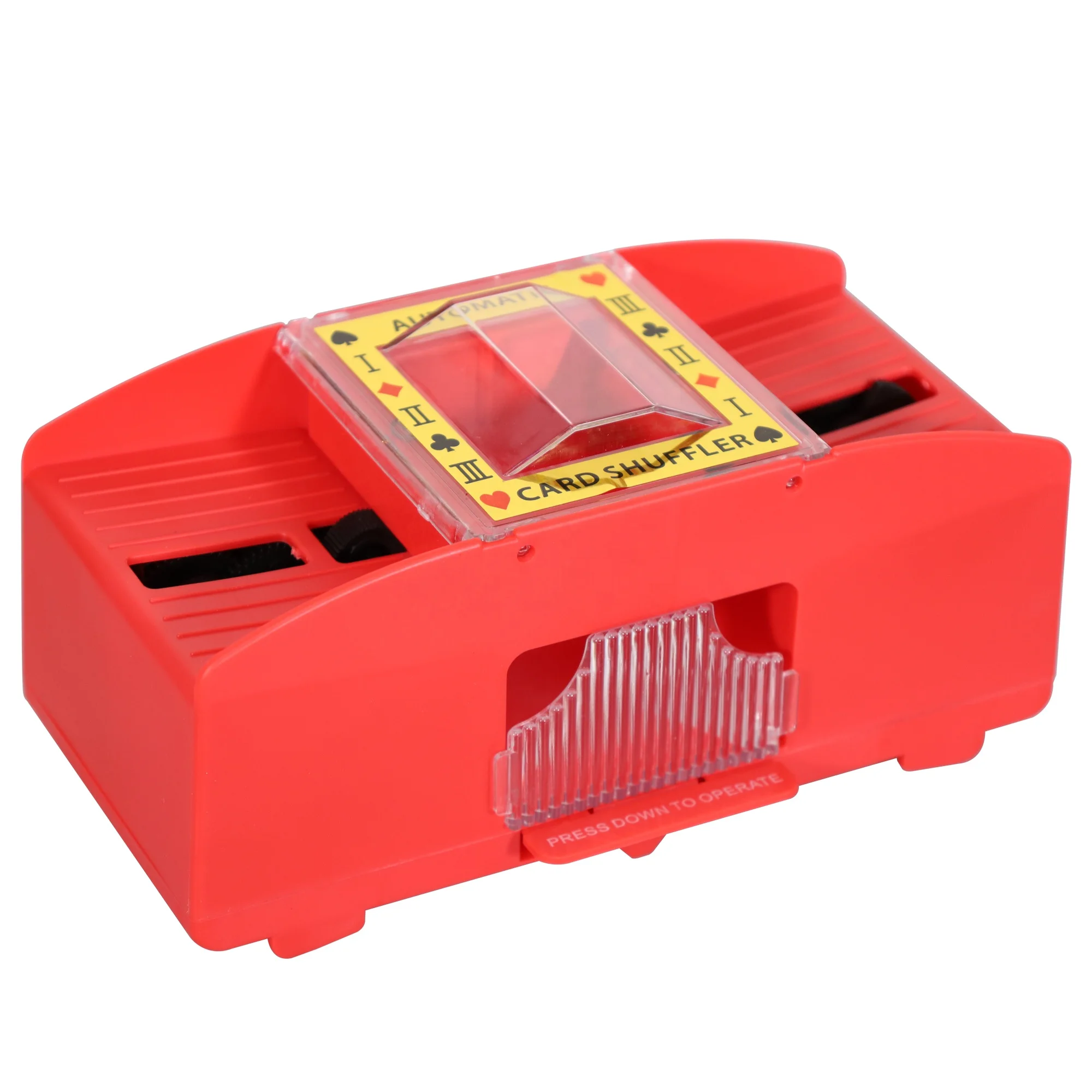 EASTOMMY ET-103601 Black Red Card Shufflers Chips Game Machine Card Holders