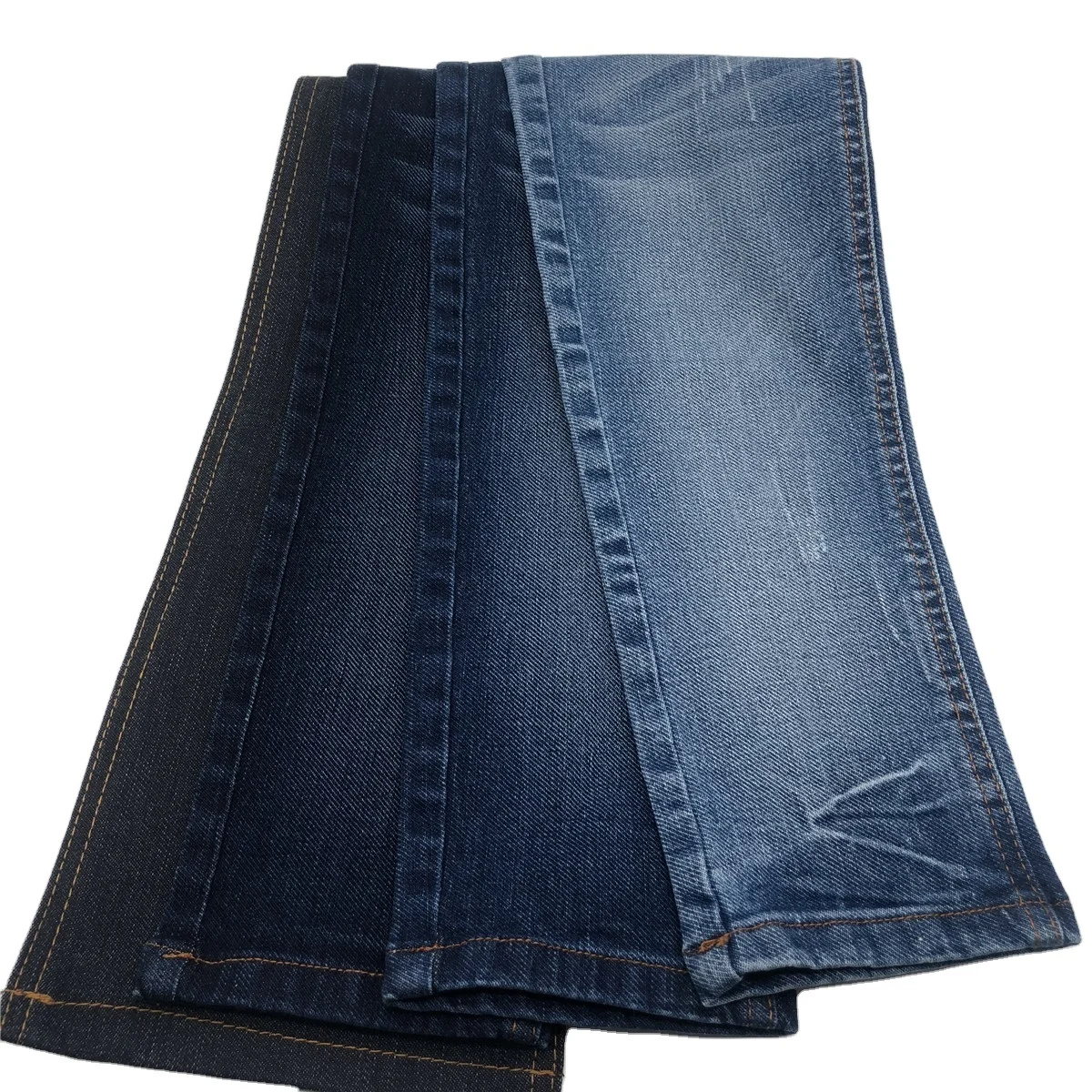 
9,8 унции хлопка полиэстера спандекса хлопчатобумажной ткани с темно-синим цветным тяжелым саржевым денимом для осени и зимы 