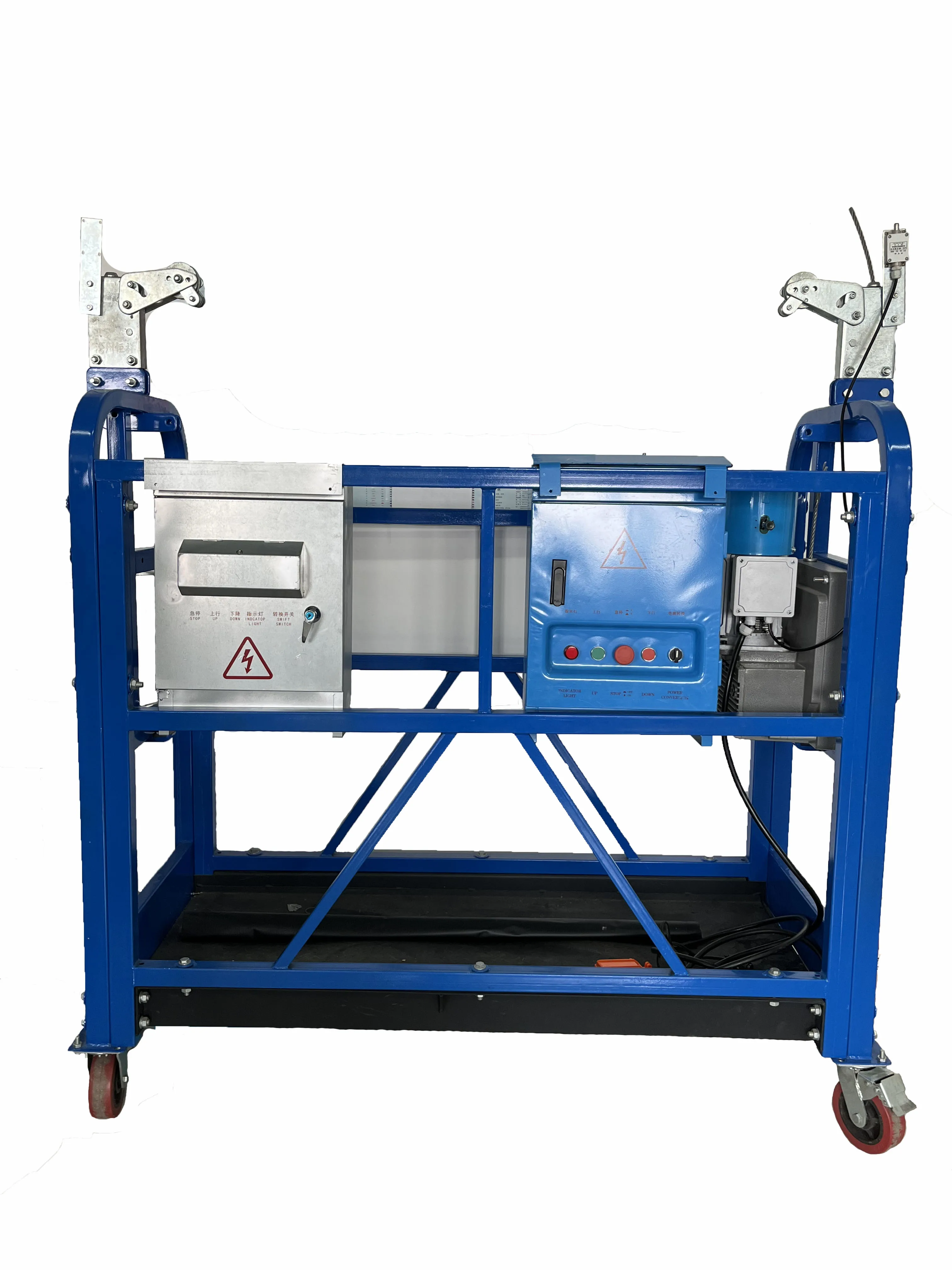 Building Elevator Window Cleaning Cradle Mast Climbing Platform Industrial Building Construction Aluminum Alloy+ Painting CN;HEB