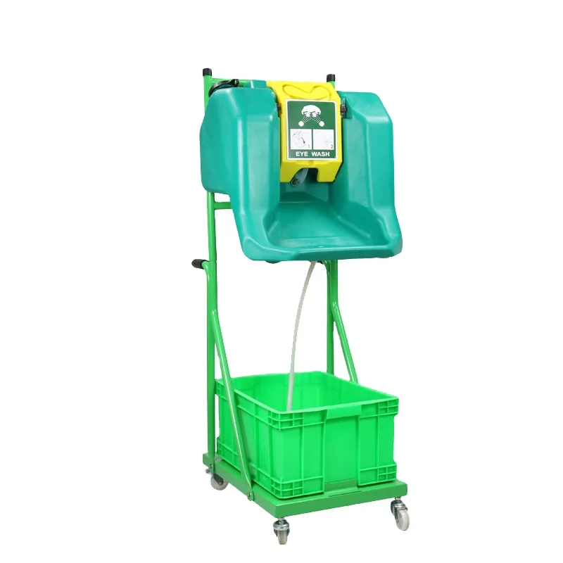 Elecpopular 2023  Easy to move portable eyewash solution for emergency safety eye wash 16 gallon