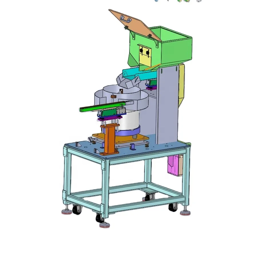 High performance wholesale orienting elevating feeder and incline conveyors with bulk hoppers