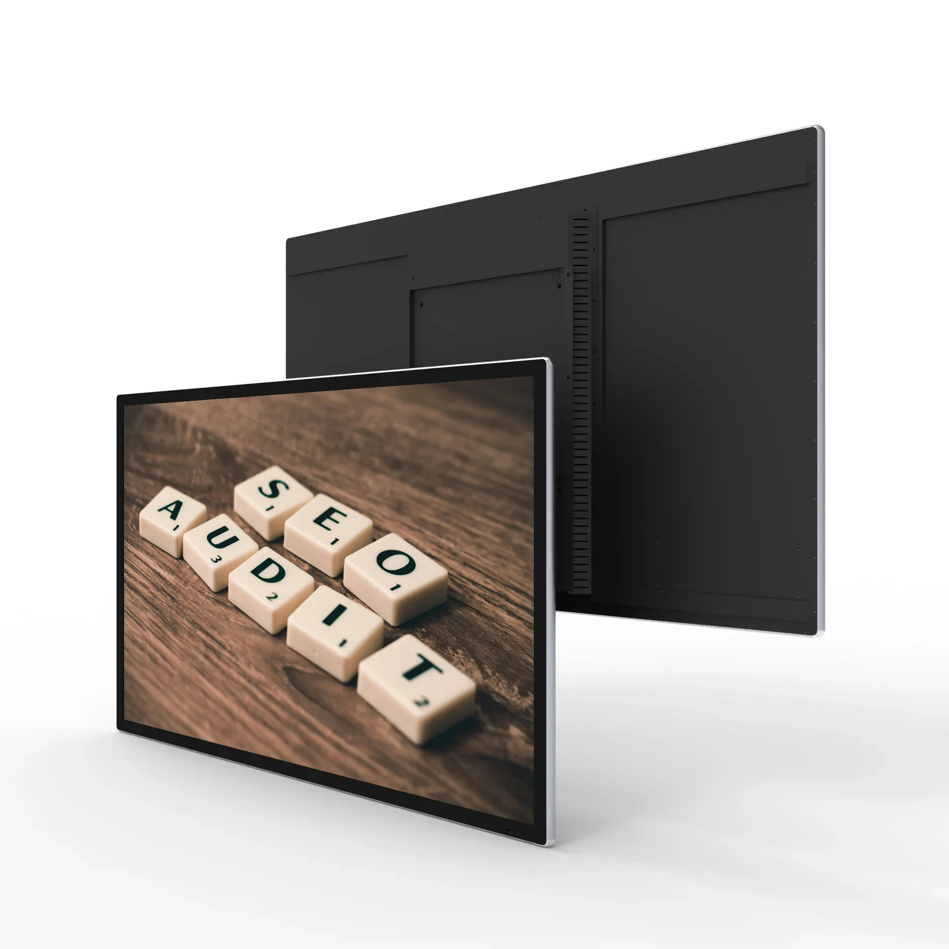 23.6 inch indoor wall-mounted high-definition advertising machine LCD TV commercial display digital signage interactive touch