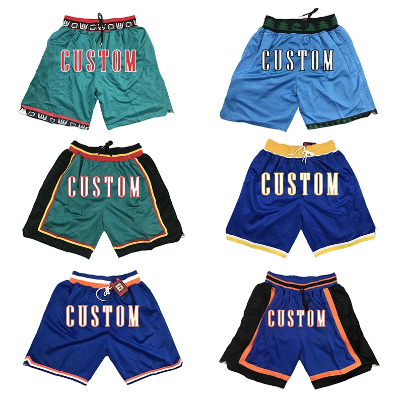 2022 new designs basketball wear NBAA shorts for 32 American teams