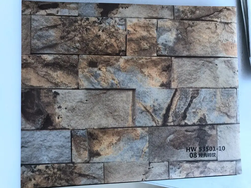 Различные панели 3D из ПВХ с кирпичным дизайном для внутренней отделки потолка и стен