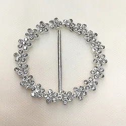 Classic sparkle Bikini Connector Crystal small Rhinestone Clasp Buckles Slide Buckles for Shoes Sash Belt