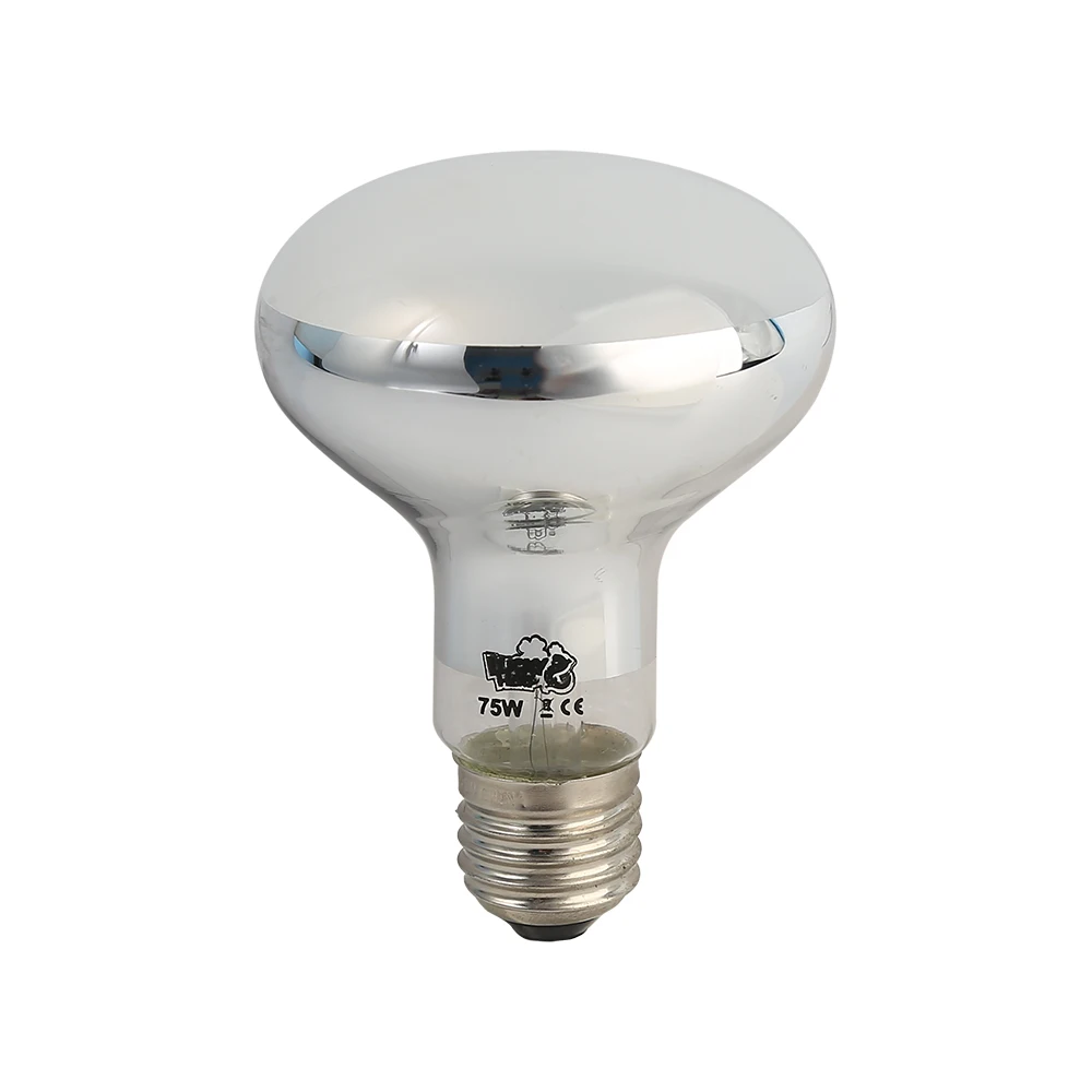 Lucky Herp Factory price 25w 50w 75w 100w Reptile Heat Lamp Daylight Basking Bulb For Reptiles