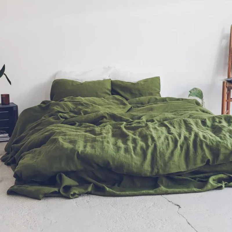Nice Price Bed Linen 100% Organic Linen Sheets Bedding Set