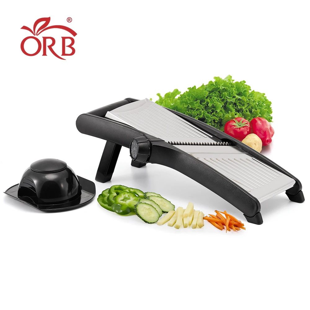 Kitchen adjustable blades manual stainless steel vegetable potato mandoline  slicer