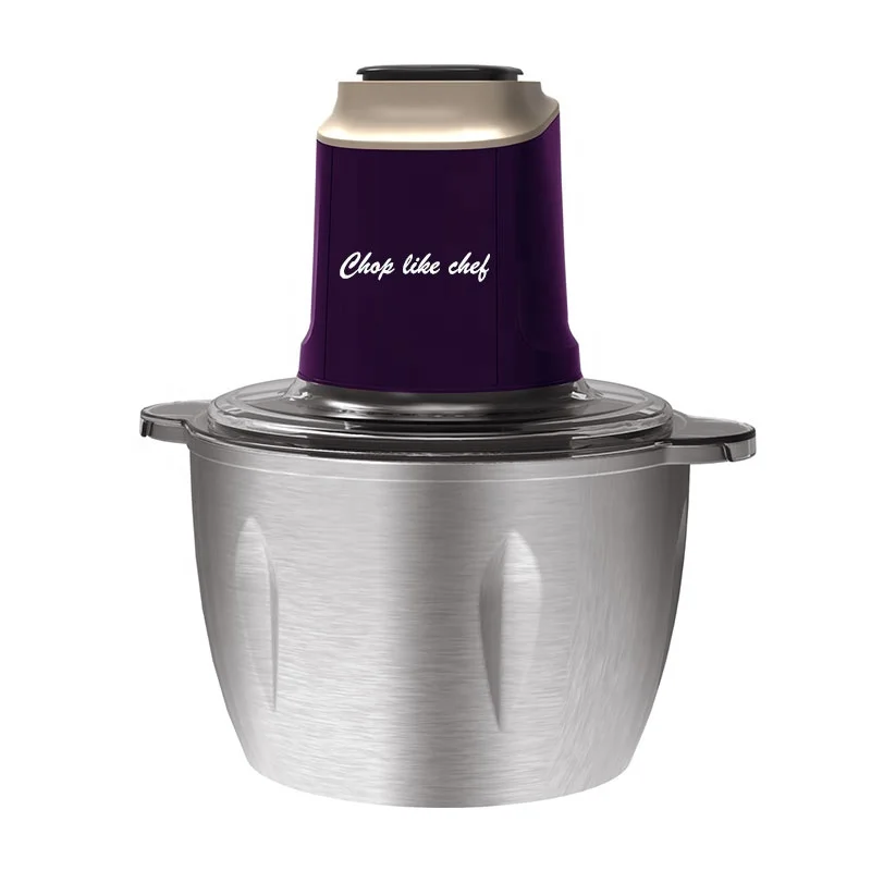 KD-820S Multi-chopper 2.0 Liter Vegetable Meat Chopper Spices Grinder with Stainless Steel Bowl