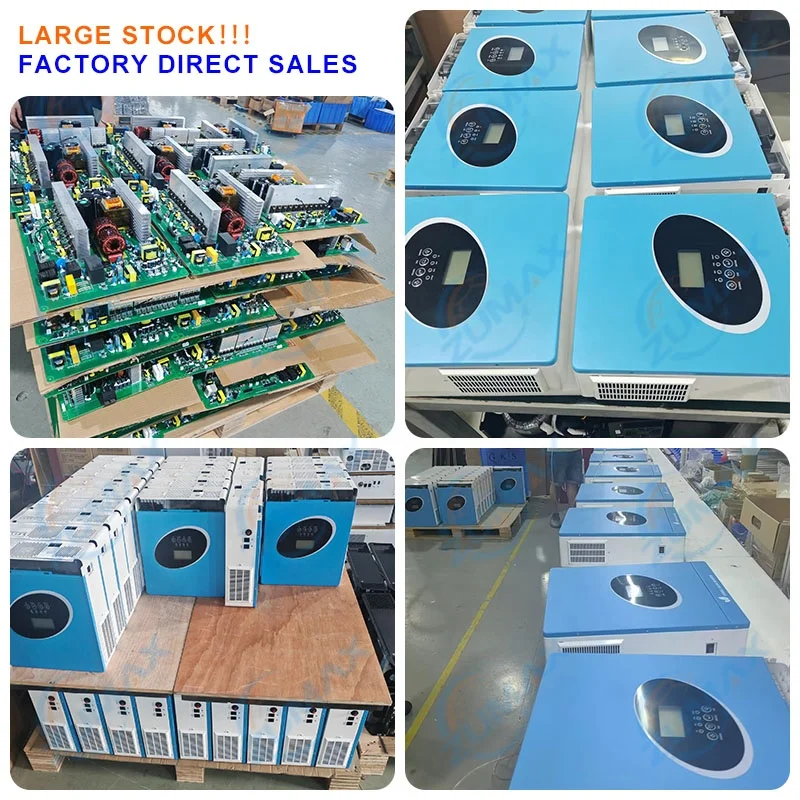 Zumax Wholesale 3.6KW 4.6KW 6.6Kw 5kw solar inverter hybrid 6kw pv inverter 24v with MPPT