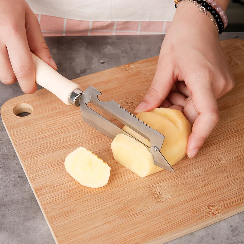 Durable Potato Paring Knife Kitchen Vegetable Tool Grater Peeler