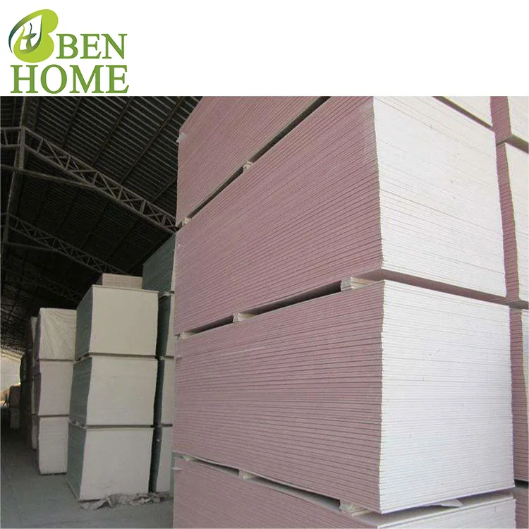 Waterproof Glass Fiber Reinforce 3.6m 13mm Gypsum Board Plasterboard In China