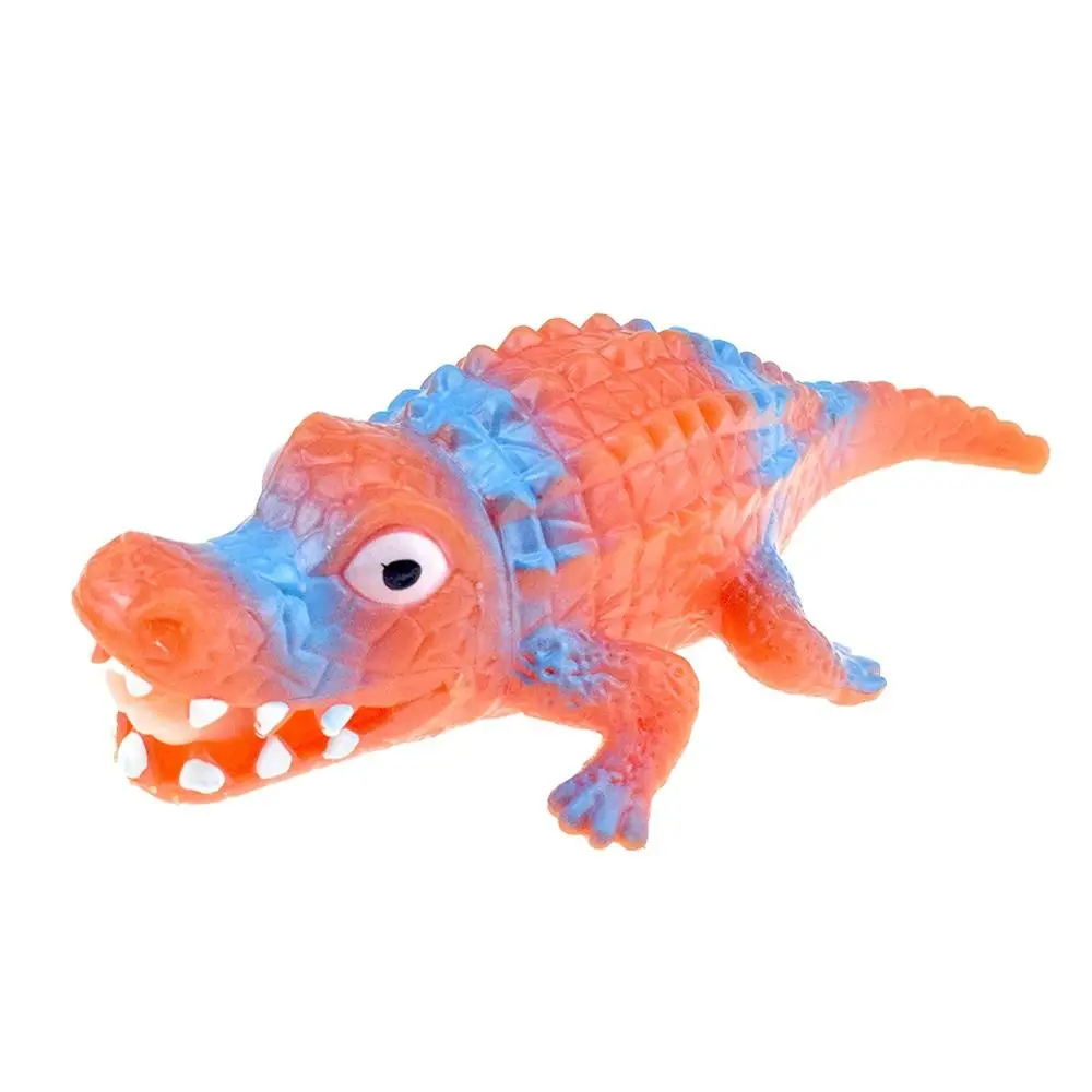 
LN204 Well Price Toy Kid Plastic Small Soft Animal Product Novelty Crocodile Shaped Decompression Toy Vent Toy 