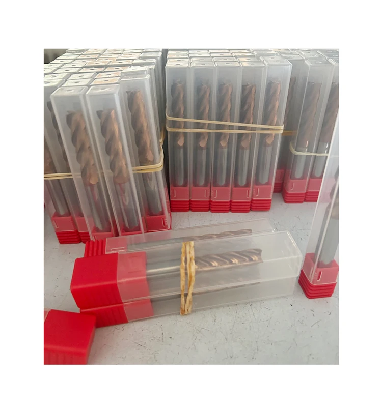 HRC60 Solid Carbide End Mill Standard Length for cnc router bits  fresas 4 Flute coating Flat milling cutter