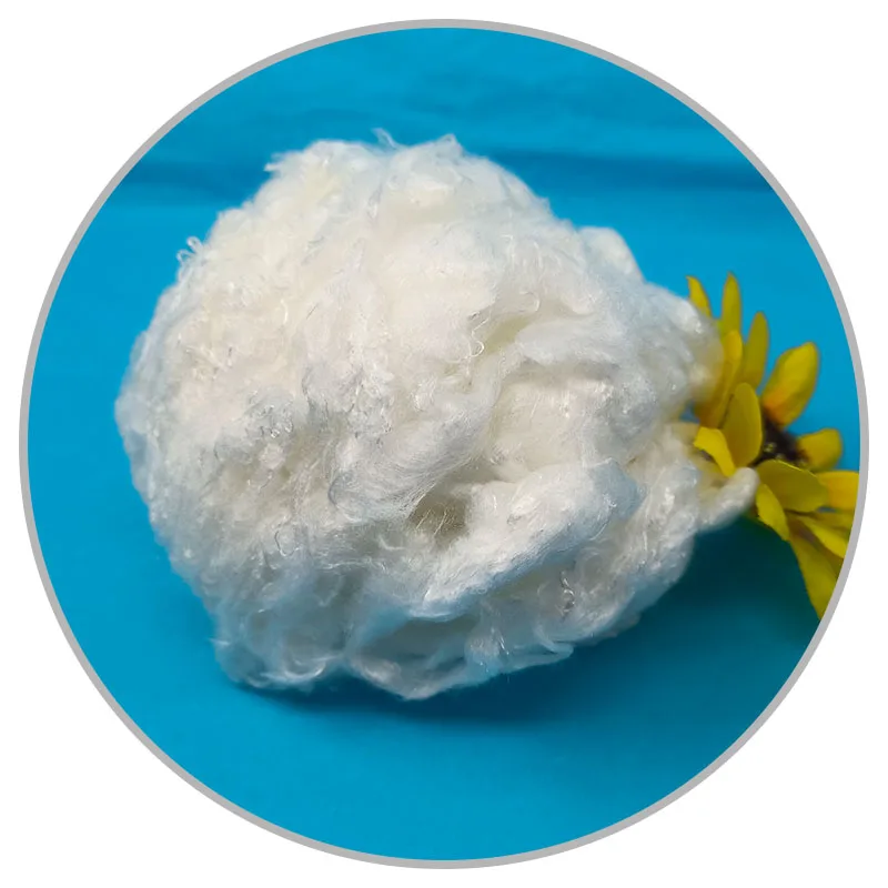 Органическое бамбуковое штапельное волокно 1 4d 38 мм для спиннинга и нетканого