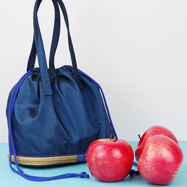 Custom Foldable Large Capacity Reusable Fruit Storage String Portable Shopping Bag